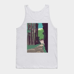 Japanese Woodland path Tank Top